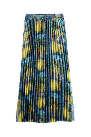 Jupe plissée - Bleu