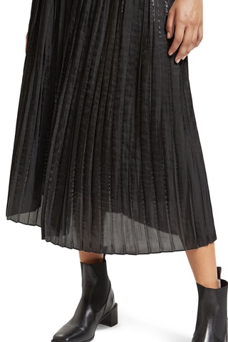 Jupe plissée taille haute - Noir