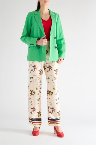 Blazer en lin - Vert