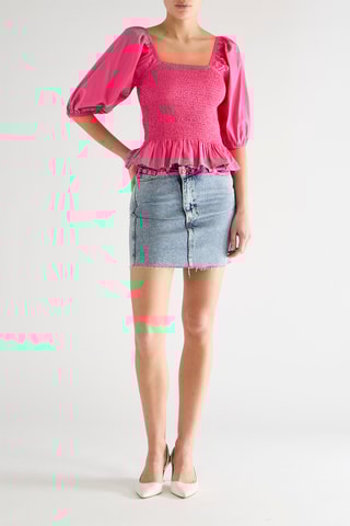 Top en coton biologique - Rose