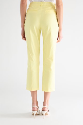 Chino en coton biologique - Jaune pâle