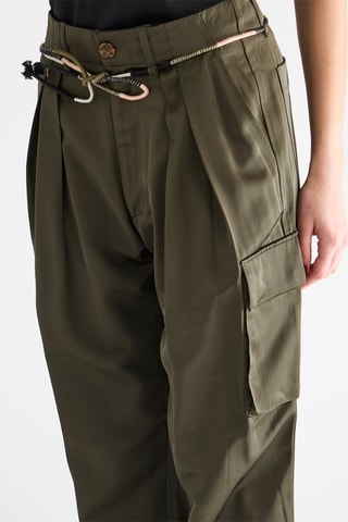 Pantalon cargo - Vert kaki