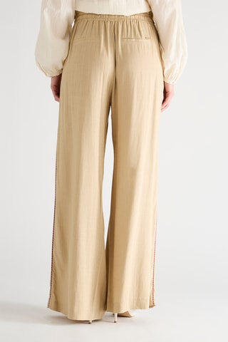 Pantalon wide legs - Beige