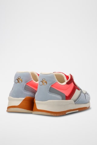 Baskets en nubuck - Ciel