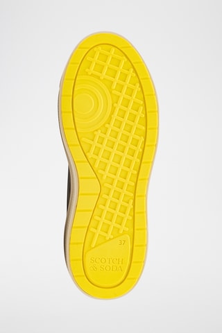 Baskets montantes plateformes - Bleu cobalt