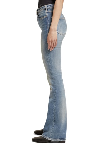 Jean flare - Bleu-gris