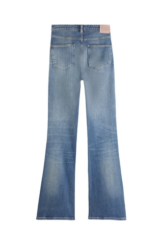 Jean flare - Bleu-gris