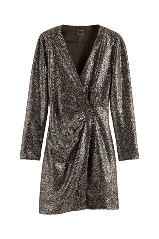 Robe portefeuille - Marron