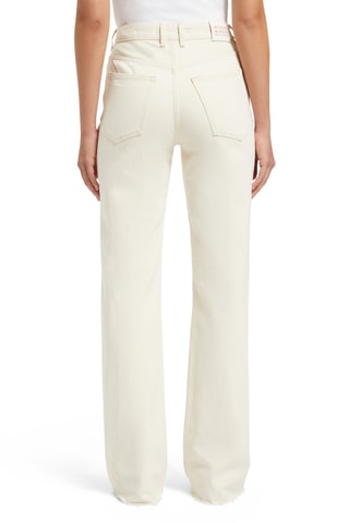 Jean bootcut en coton biologique - Beige