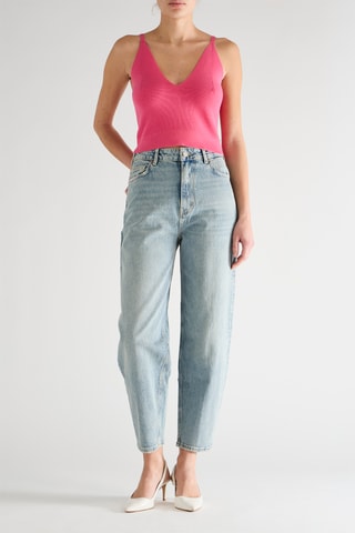 Jean taille haute - Ciel