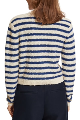 Gilet - Beige et bleu marine