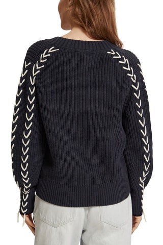 Pull en coton biologique - Noir