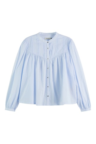 Chemisier en coton biologique - Ciel