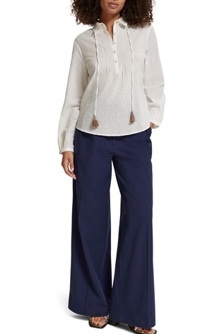 Blouse en coton biologique - Ecru