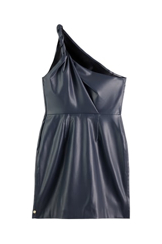 Robe asymétrique - Bleu marine