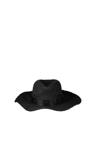 Chapeau de paille - Noir