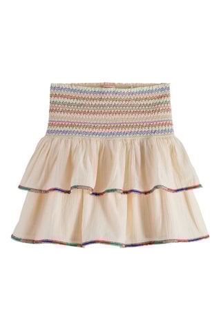 Jupe volantée - Ecru