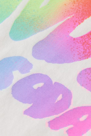 T-shirt regular - Rose et blanc