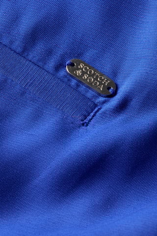 Pantalon straight taille haute - Bleu électrique