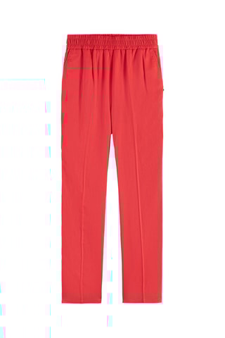 Pantalon taille haute - Rouge