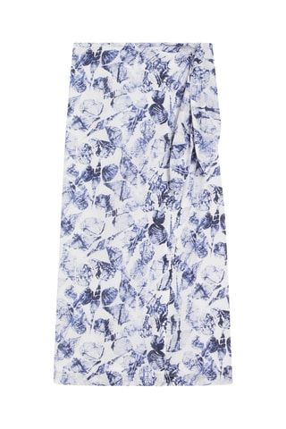 Jupe portefeuille - Blanc