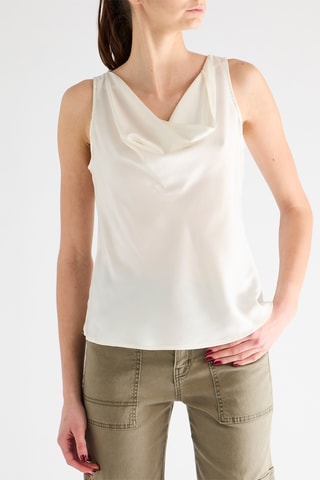 Top sans manches - Blanc cassé
