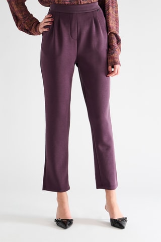 Pantalon carotte - Violet