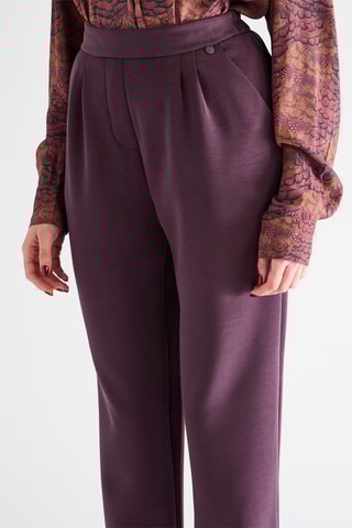Pantalon carotte - Violet