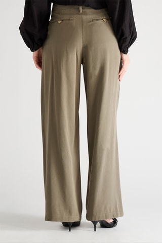 Pantalon wide legs - Kaki