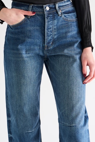 Jean taille haute - Bleu