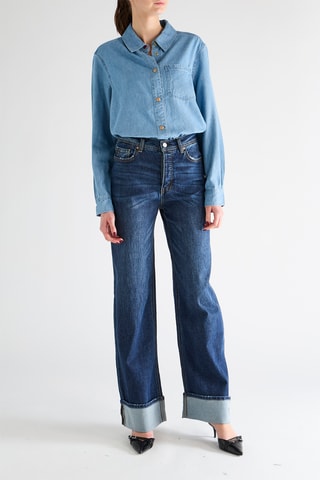 Jean wide legs - Bleu foncé