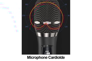Microfone sem fios Bolaris 2 artigos - 192KHz