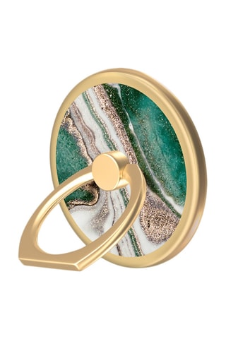 Argola de suporte universal Mármore Jade dourado - Dourado e verde - Ideal of Sweden