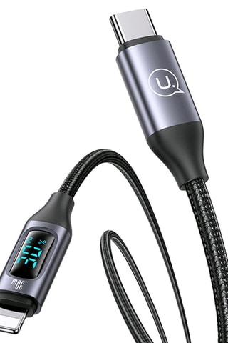 Cabo para carregar Type-C a Lightning 1,20 m- Display BD