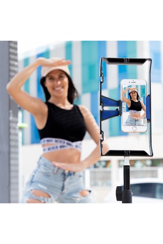 Suporte para smartphone com estabilizador manual