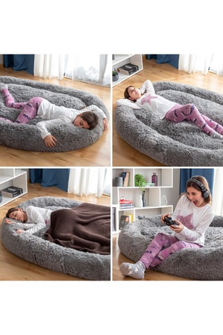 Cama anti-stress XXL Cinzento