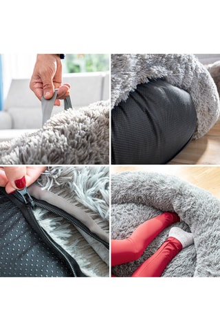 Cama anti-stress XXL Cinzento