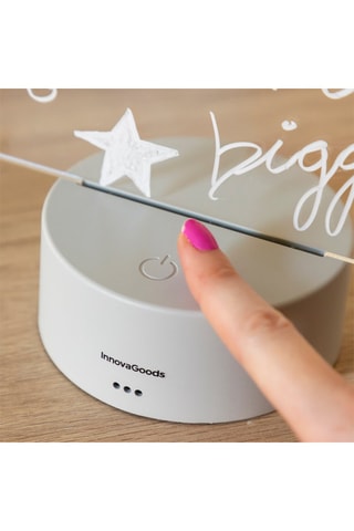 Quadro de notas e mensagens LED - Branco