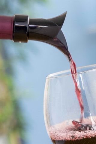 Arejador de vinho 2-em-1