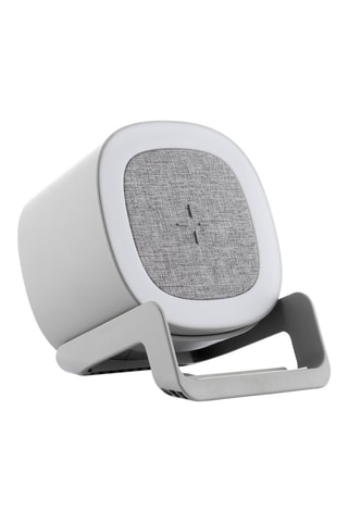 Altifalante LED carregador sem fio Cinzento