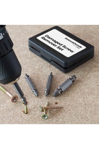 Coffret para retirar parafusos danificados Preto e cinzento