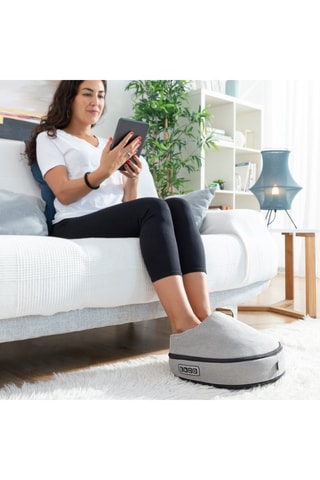 Massajador Shiatsu térmico 2 em 1 Cinzento