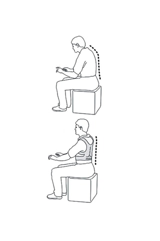 Corretor de postura magnética Cru