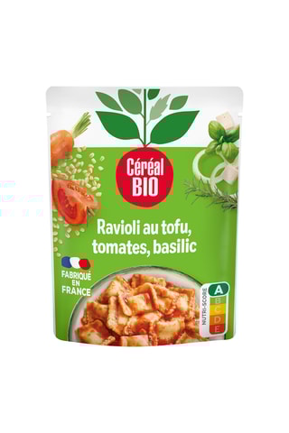 6 sachets de raviolis tofu basilic tomate bio - 267 g
