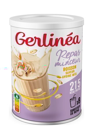 2 x Préparation minceur pour milkshake avoine et miel - 440 g