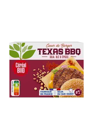 6 x 2 cœurs de burger Texas BBQ - 160 g