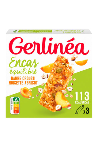 5 x Barres de céréales CROÜSTI abricot, noisettes et graines de courge - 3 barres