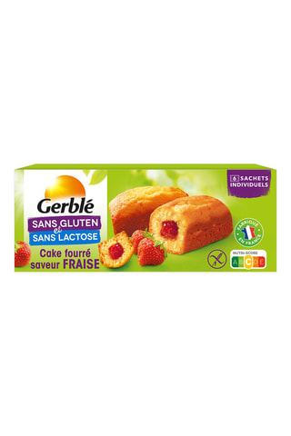 6 x Cakes Fourrés Fraise sans gluten - 210 g