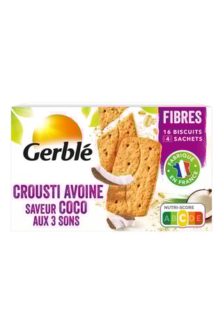8 x Croustillants Avoine Coco aux 3 Sons - 200 g