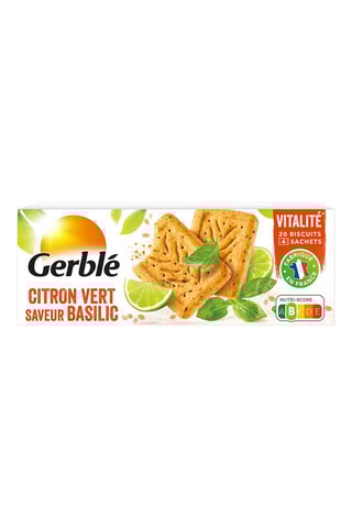 8 x Sablés citron vert saveur basilic - 200 g